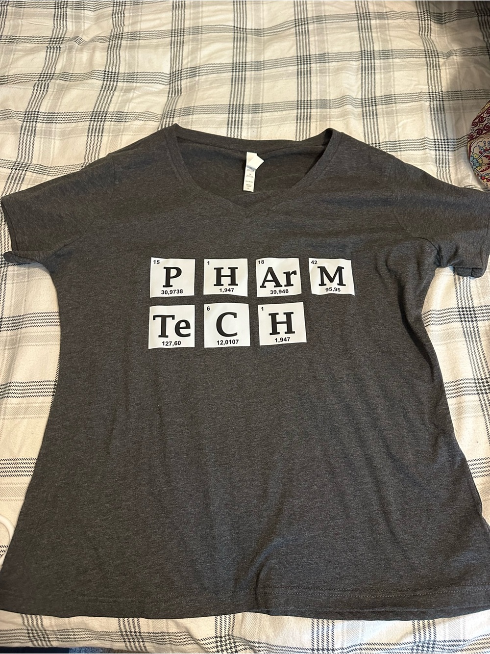 Dark Gray PHArM TeCH Short Sleeve V-Neck Tee